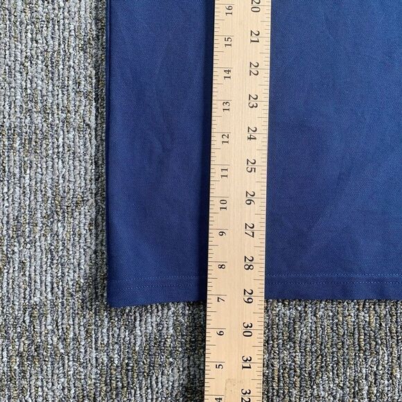 Oakley Hydrolix Polo Shirt Mens XL Blue Solid Performance Stretch Adult - Picture 8 of 8